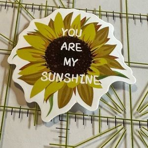 •Brand New• Sunflower Aesthetic Waterproof Sticker